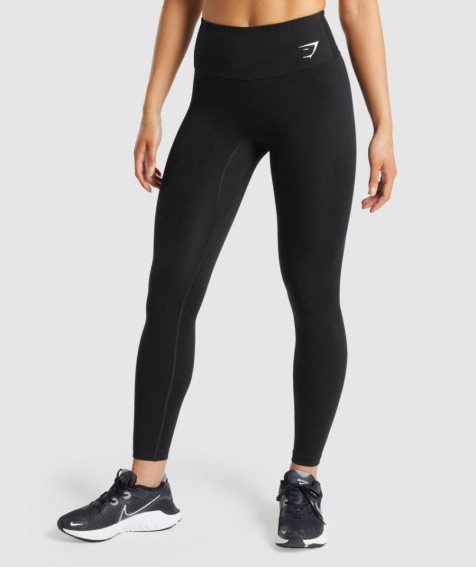 Women's Gymshark Training Leggings Black | NZ 2PMWNB